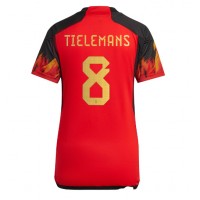 Belgia Youri Tielemans #8 Kotipaita Naiset MM-kisat 2022 Lyhythihainen